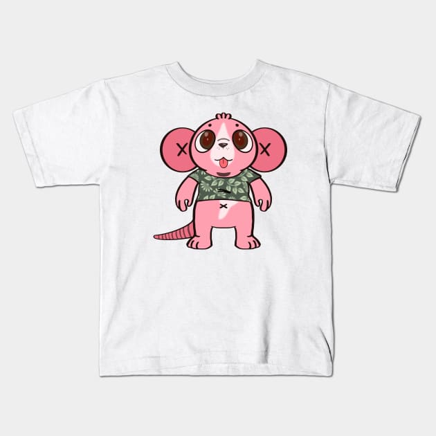 lab ratz 8 Kids T-Shirt by Blue Afro